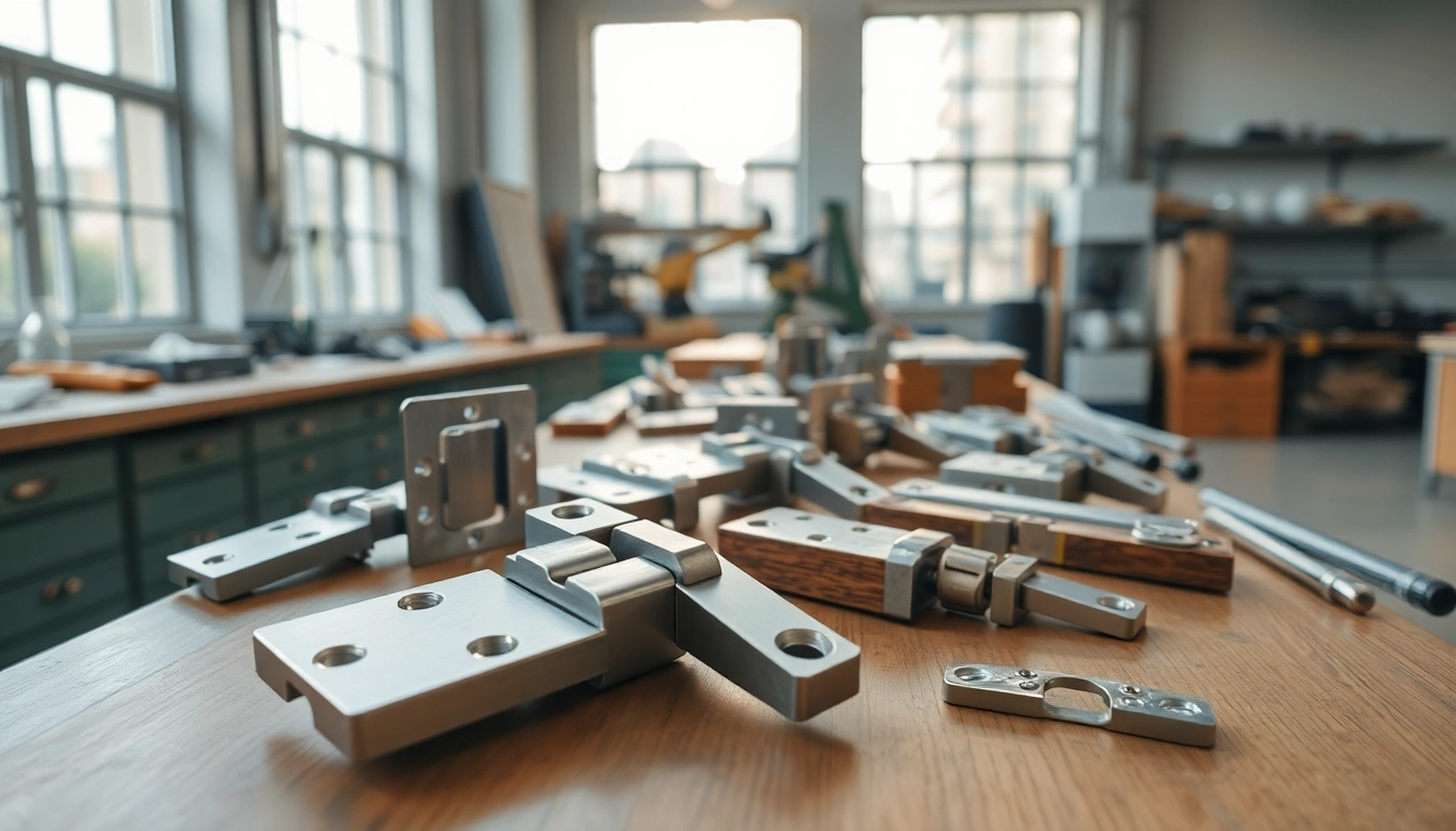 Showcase of Hinge Supplier designs highlighting quality metal craftsmanship and tools.