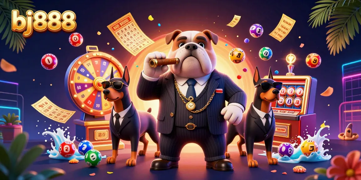 Experience the excitement of bj888's casino games with vibrant elements and action-packed visuals.