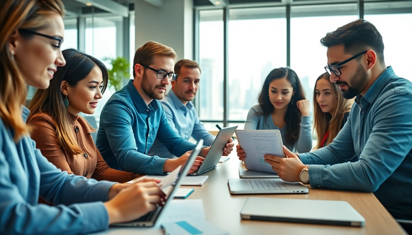 Implement Search Engine Optimization Clearwater strategies in a dynamic office meeting.