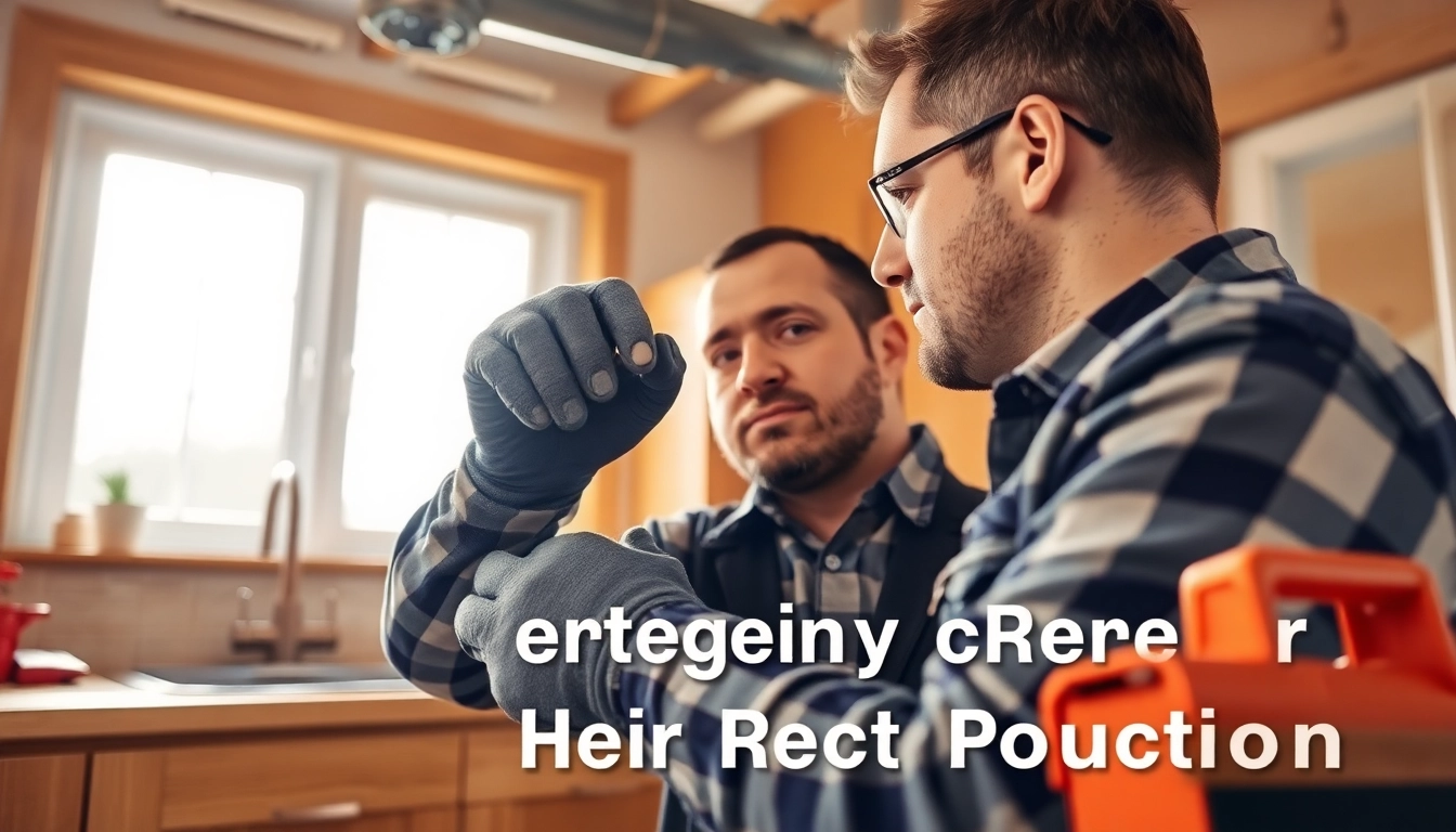 Emergency home repair protection by a professional technician inspecting plumbing.