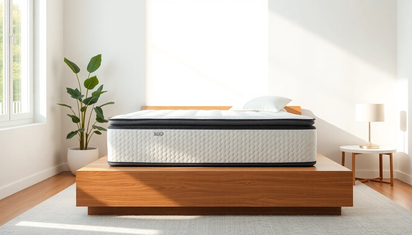 Showcasing serta posturepedic mattress in a serene bedroom setting, highlighting comfort and elegance.