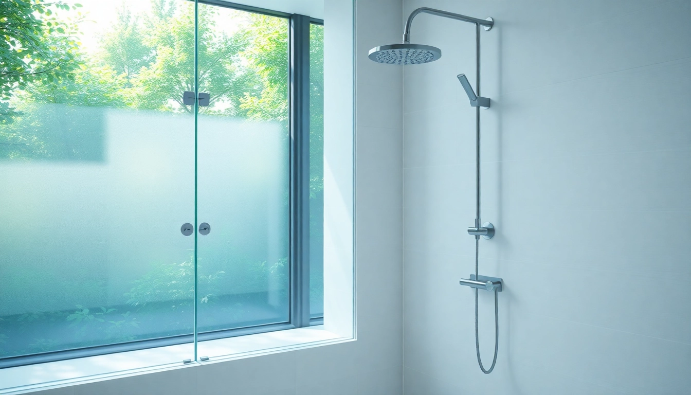 Explore elegant showers au in a modern bathroom with stylish features and natural ambiance.