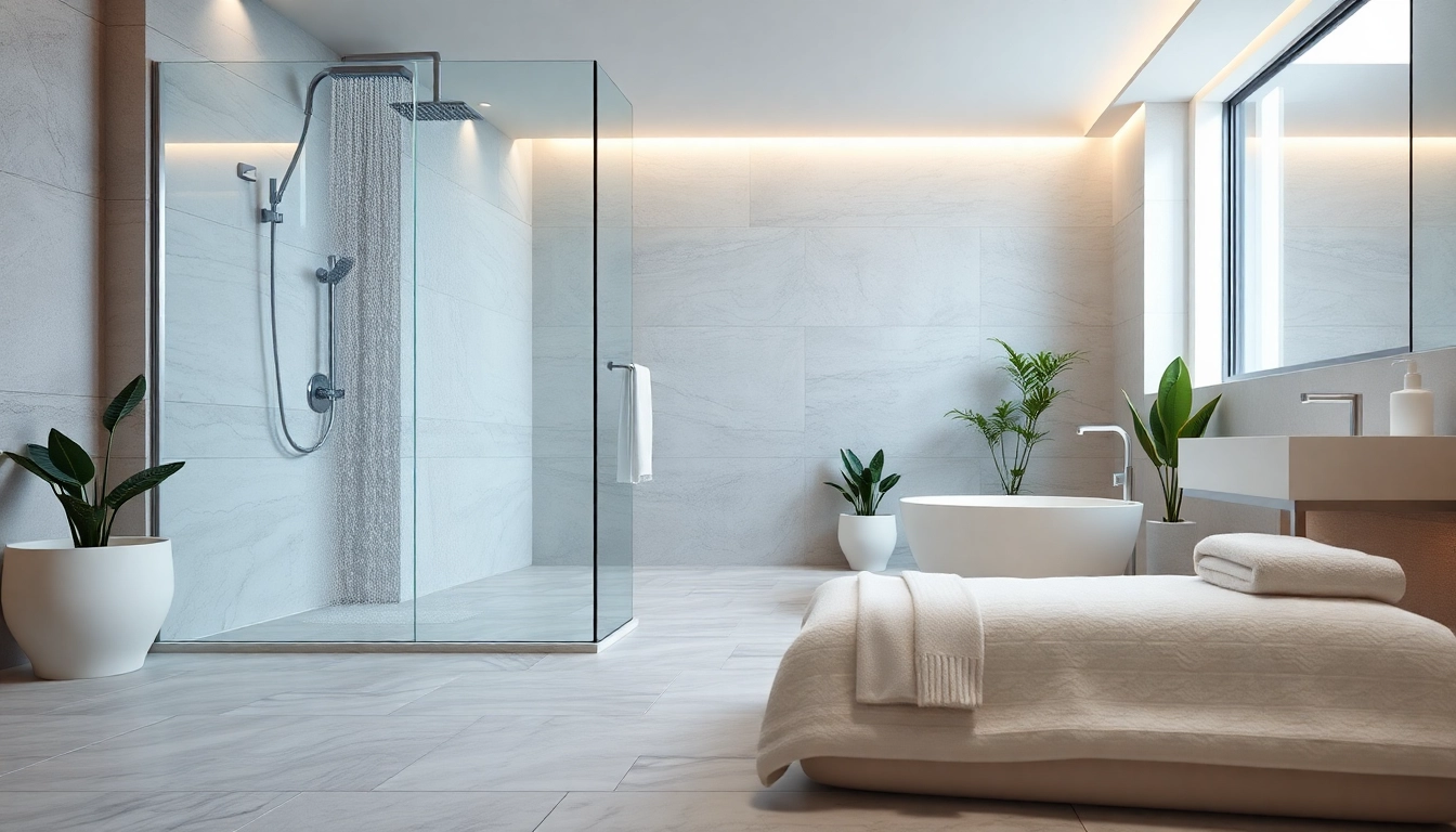 Transform your space with elegant showers au featuring a modern design and luxurious finishes.