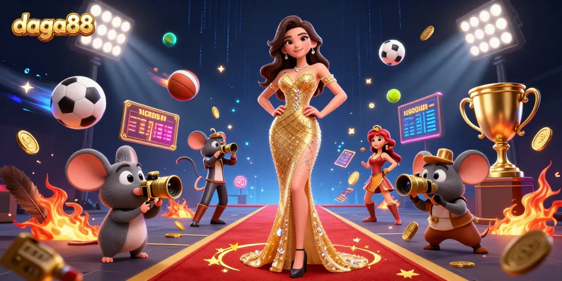 Engage in thrilling action at daga88, featuring a dynamic scene of warrior elements and sports excitement.