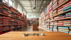 Verken stoffen winkel online met een opvallende selectie van kleurrijke stoffen en materialen.
