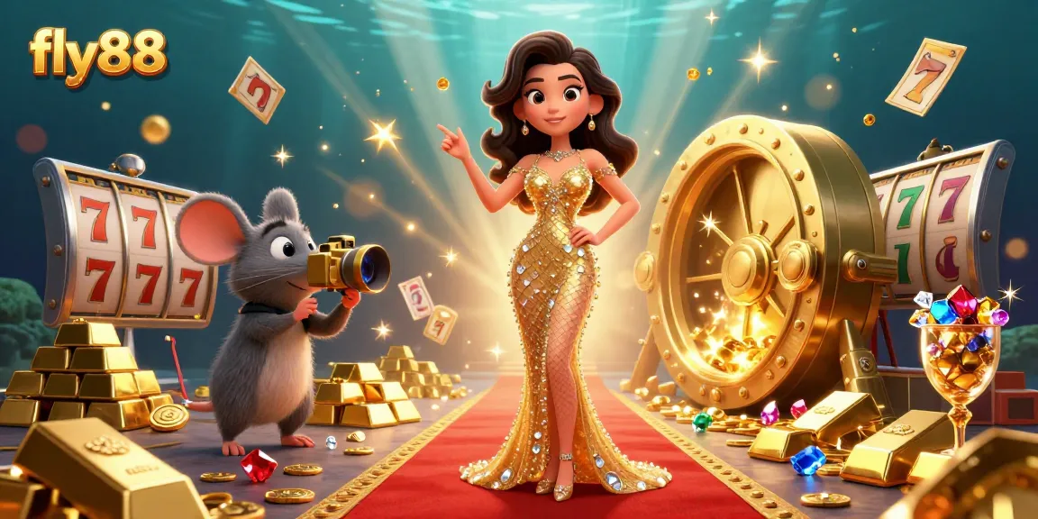 Bet big with fly88 at an exciting 3D casino atmosphere filled with glittering treasures and dynamic gaming elements.