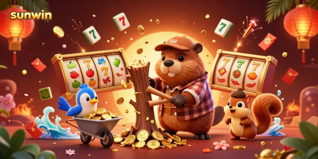Engage in winning moments at sunwin with lively characters and slots, vibrant gaming atmosphere.